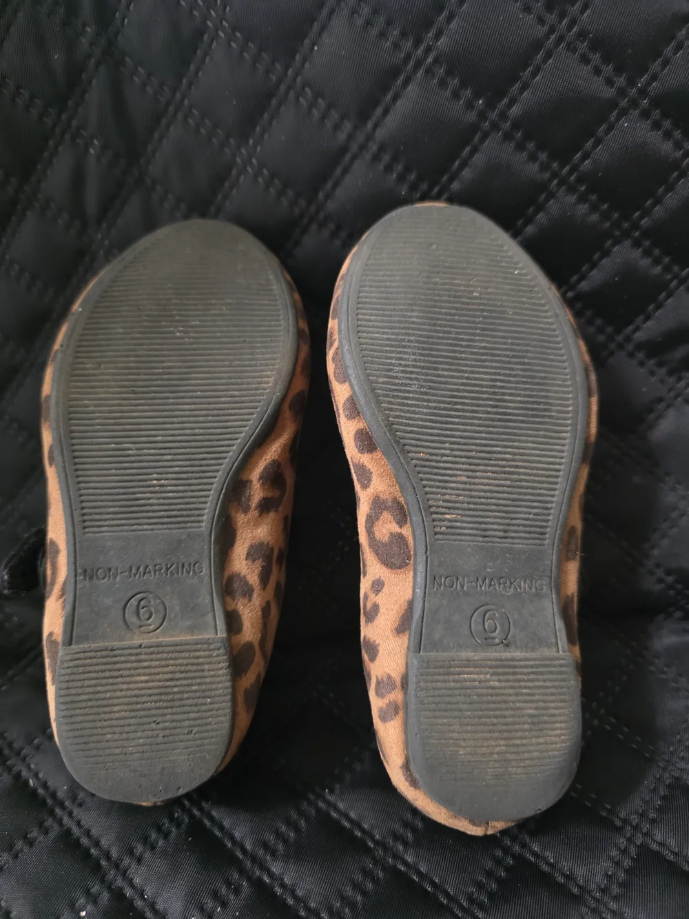 2x1 BOGO Cat & Jack Toddler Girl Leopard Print Mary Jane Flats Size 6